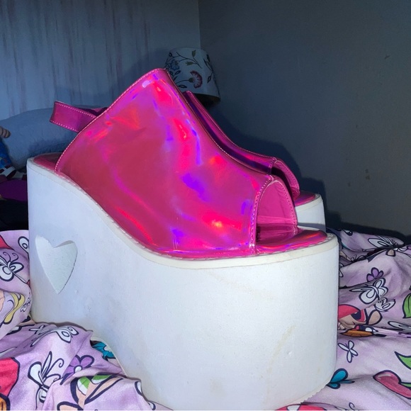 Pink sandal platform - Picture 4 of 4